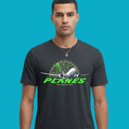 Planes ADS-B Verified Always Watching Aviation Tee