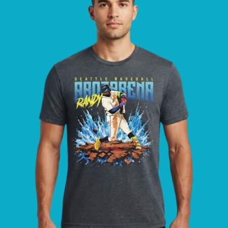 Randy Arozarena Seattle Mariners Burst Comic MLB Tee
