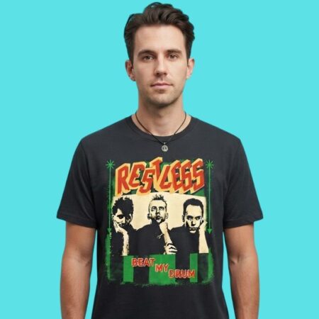 Restless Beat My Drum Rock Music Band Tour Tee