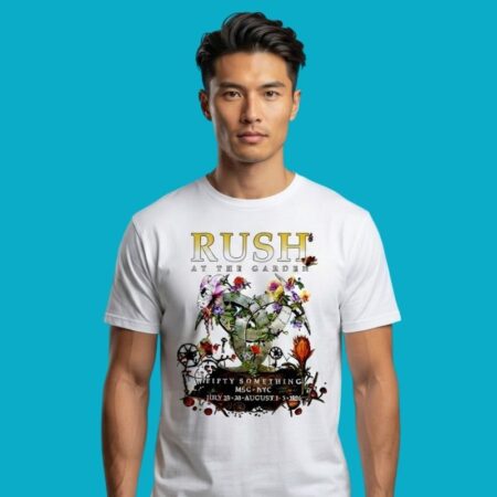 Rush At The Garden Fifty Something MSG NYC 2026 Tour Tee