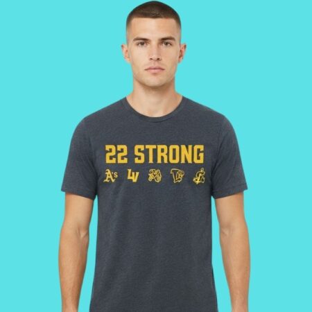 Ryan Lasko 22 Strong Athletics Baseball Graphic Tee