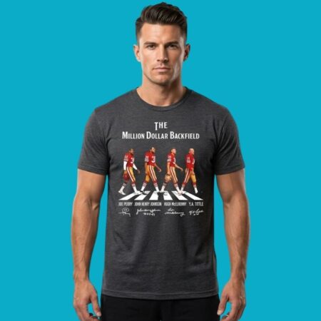 SF 49ers Million Dollar Backfield Legends Signatures Tee