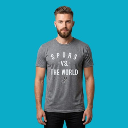 San Antonio Spurs Vs The World NBA 2026 Season Fan Graphic Tee