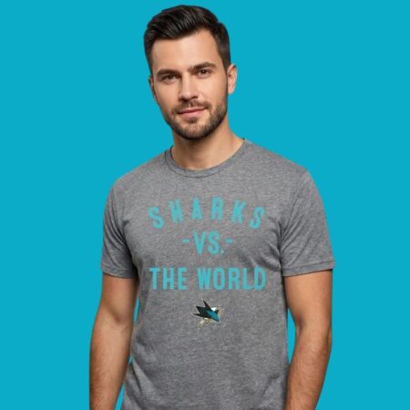 San Jose Sharks Vs The World NHL 2026 Season Fan Graphic Tee