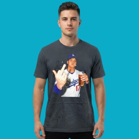 Shohei Ohtani Dodgers Beer & Smoking Graphic Tee