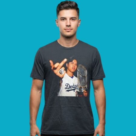 Shohei Ohtani Dodgers Champions Trophy Signature Tee