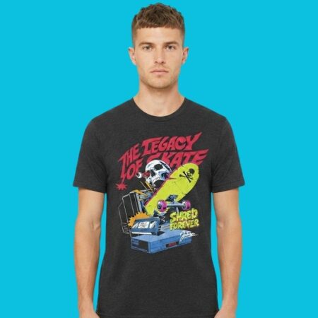 Shred Forever Skateboarding Vintage Aesthetic T-Shirt