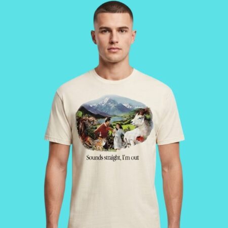 Sounds Straight I'm Out Funny LGBTQ Sarcastic Tee