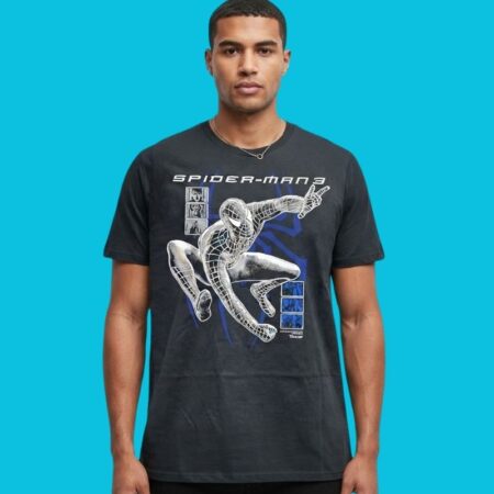 Spider-Man 3 Classic Marvel Movie Logo Graphic Tee
