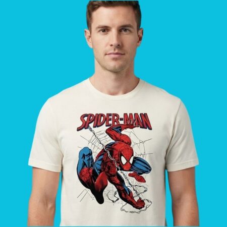 Spider-Man Classic Marvel Superhero Graphic T-Shirt