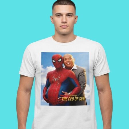 Spider-Man Parody CEO Of Sex Comic Graphic Tee