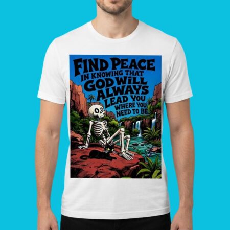 Spiritual Peace Faith Journey Quote Graphic T-Shirt