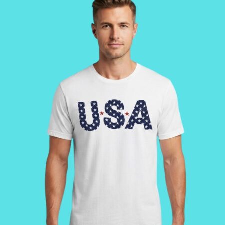 Stars And Stripes USA Patriotic Graphic Tee