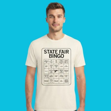 State Fair Bingo 2026 Fun Event Graphic T-Shirt