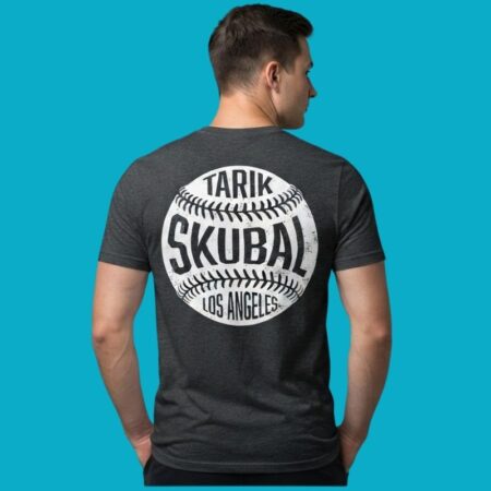 Tarik Skubal LA Dodgers Vintage Baseball Graphic Tee