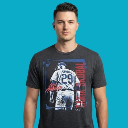 Tarik Skubal Los Angeles Dodgers Grunge Poster Graphic Tee