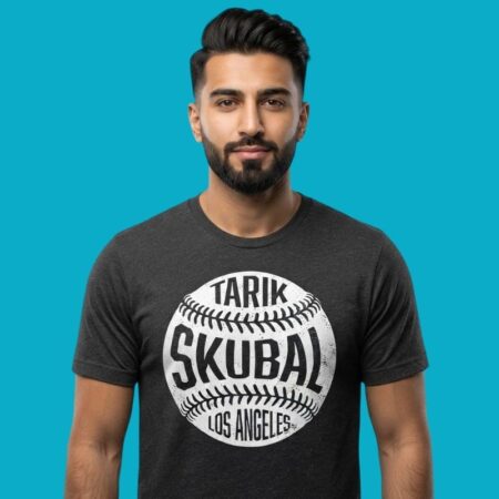 Tarik Skubal Los Angeles Dodgers Vintage Baseball Fan Tee