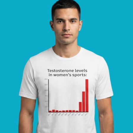 Testosterone Levels In Women's Sports Debate Statement Tee