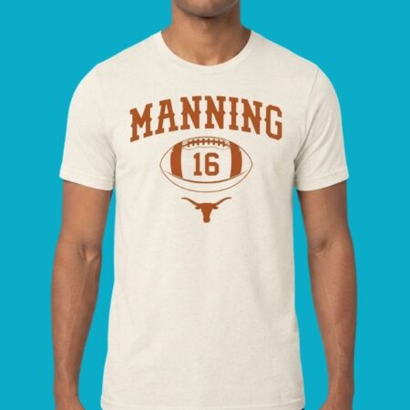 Texas Longhorn Year Of Arch Manning 2.0 Football Tee