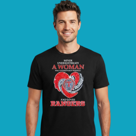Texas Rangers Baseball Diamond Heart Woman Pride Shirt