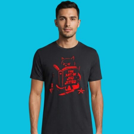 The Art Of Jiu-Jitsu Ninja Cat Martial Arts Shirt