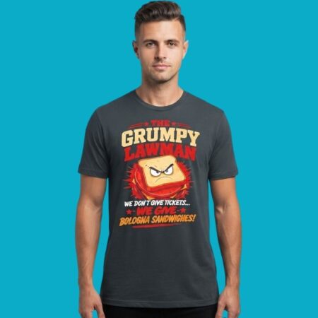 The Grumpy Lawman Bologna Sandwiches Police Humor Tee