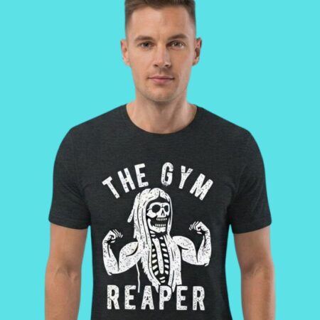The Gym Reaper Bodybuilding Skeleton Tee