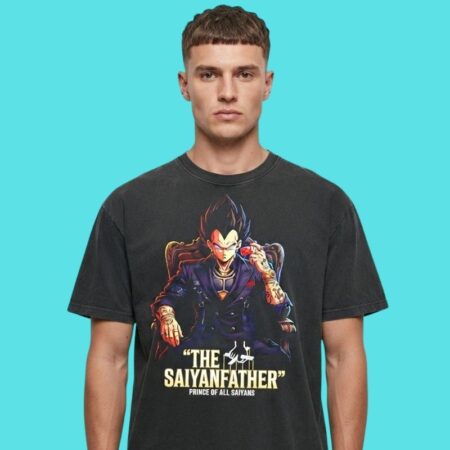 The Saiyanfather Prince Of All Saiyans Anime Parody Tee