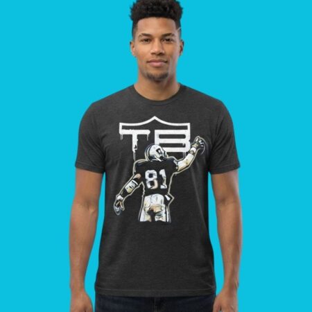 Tim Brown #81 Las Vegas Football Legend T-Shirt