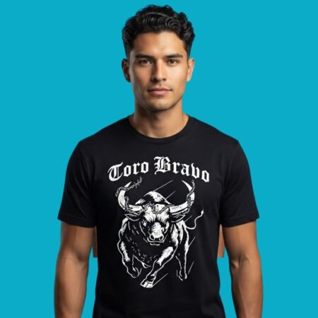 Toro Bravo Bull Barbed Wire Traditional Graphic Tee