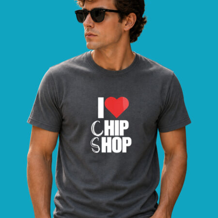 UK Chip Shop Lovers Classic Foodie T-Shirt