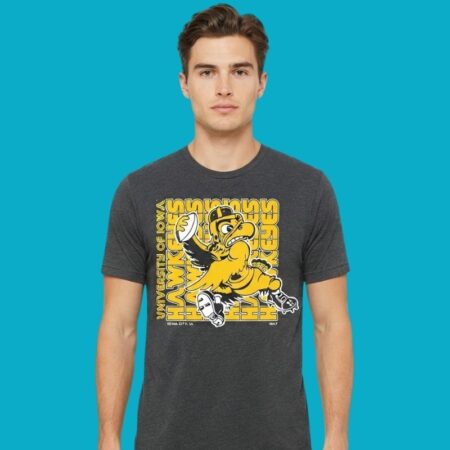 University Of Iowa Hawkeyes Iowa City 1847 Vintage Tee