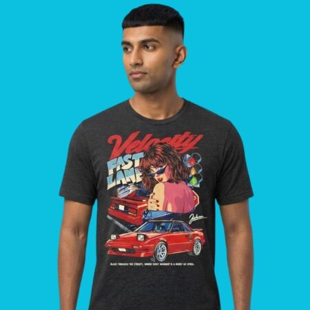 Velocity Fast Lane Blaze Streetwear Racing Tee