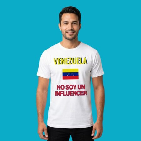 Venezuela No Soy Un Influencer Country Pride Flag Graphic Tee