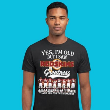 Washington Redskins Greatness Thank You For The Memories Tee