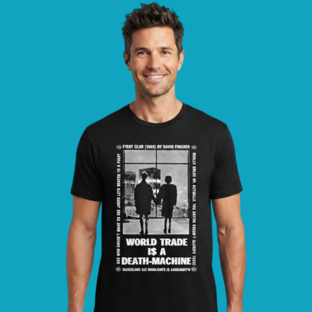 World Trade Death Machine Anti-Capitalism Graphic Shirt