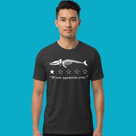 Worst Aquarium Ever Whale Skeleton 1-Star Review Tee