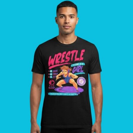 Wrestle Like A Girl Grappling Grit & Glory Athletics Shirt